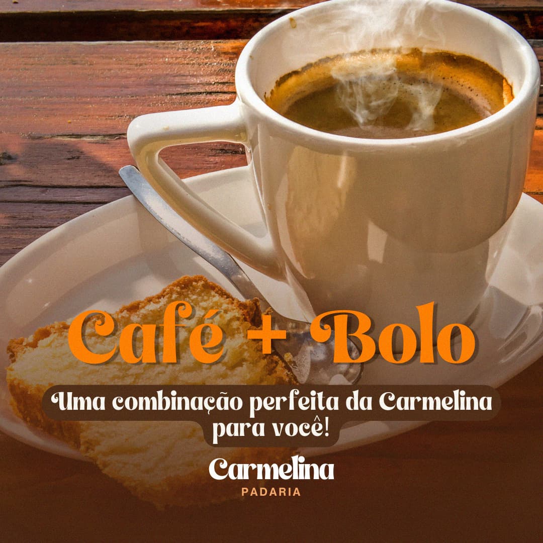 Café com bolo artesanal